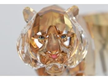 Swarovski Tiger With Original Box - Orig Retail $450