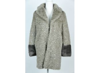 Laundry By Shelli Segal Faux Fur Coat