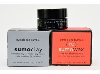 Sumo Clay, Sumo Wax, De Mamiel Cleansing Balm - New/Unused