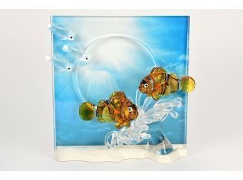 Swarovski Wonders Of The Sea - Harmony Colored Version - With Original Box - Orig Retail $450