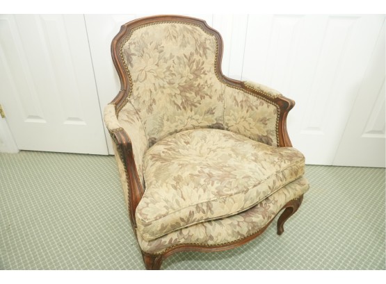 Louis XV Mahogany Custom Upholstered Side Chair