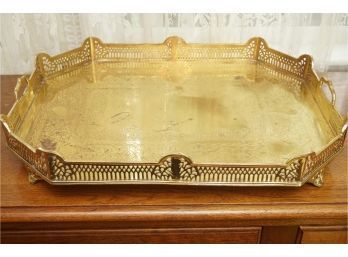Gold Colored Serving Tray