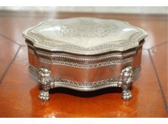 Silver Plate Jewelry Box