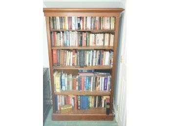 Wood 5 Shelf Book Case (contents Not Included)