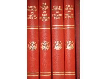 Set Of 4 The Library Of Catholic Knowledge Books