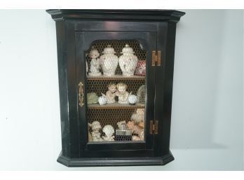 Wood Display Cabinet (contents Not Included)