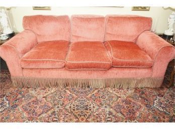 Down Filled Chenille Fabric Couch