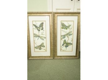 Pair Of Butterfly Prints