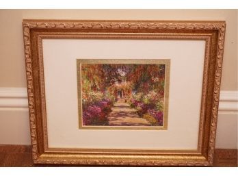 Framed Print Of 'floral Path'