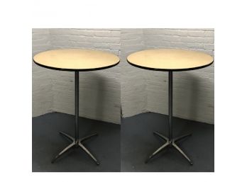 Pair Of Round Party Tables 1 Of 2