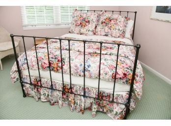 Queen Wrought Iron Headboard And Footboard