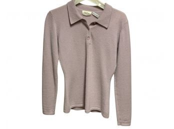 Neiman Marcus Purple Cashmere Sweater Size Small