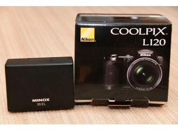 Nikon Coolpix L120 Camera And Minox 35EL