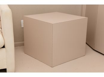 Modern Formica Cube Side Table