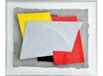 Charles Hinnman 3 Dimensional Abstract Signed And Dated 1980