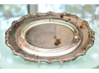 A Poole Old English Silver Plate Platter