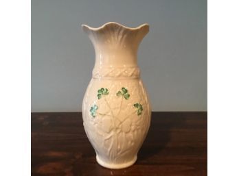 Belleek Ireland First Edition Vase Blarney Wollen Mills