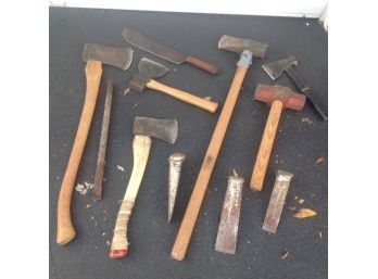 Assorted Tools Axes & Hammers