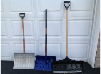 Three Snow Shovels
