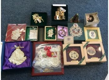 Christmas Collectable Ornaments Baldwin, Lenox, Barlow In Boxes