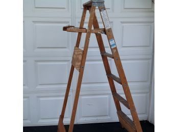 Six Foot Wood Ladder