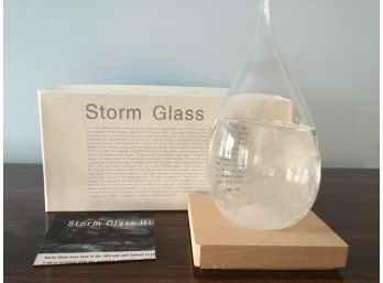 Storm Glass New In Box