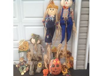 Fall Harvest & Halloween  Putdoor Decorations