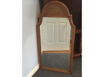 Oak Wood Carved Mirror