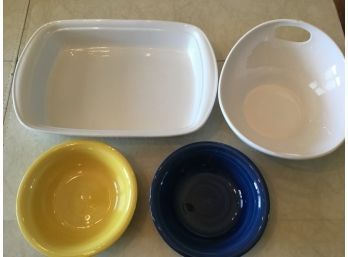 CorningWare Casserole Dish & Citrus Grove Serving Bowls