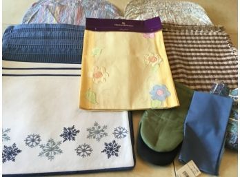 Collection Of Cloth Placemats & New Runner