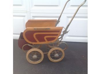 Antique German Turn Of The Century Siebert Baby Buggie Carriage 1900's