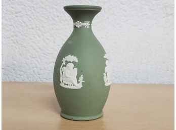 Green Wedgwood Bud Vase