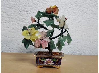 Asian Cloisonne Bonsai Tree