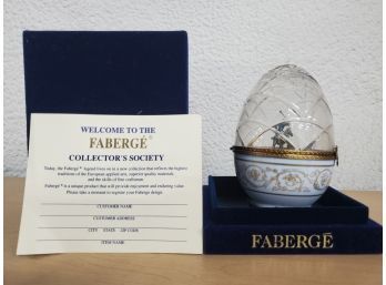 Limoges Faberge Egg With Polo Player