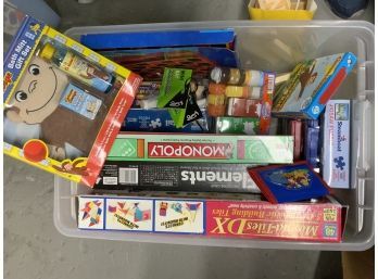 Board Game Lot Including Monopoly-battle Ship And More