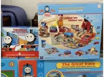 Collection Of Thomas The Tank Engine Train Toys