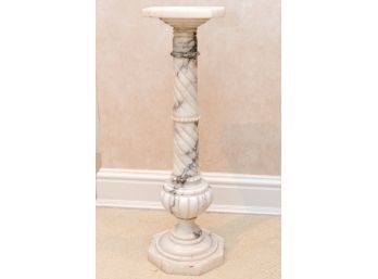 Italian Marble Column Pedestal