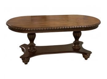 A Traditional Oval Oak Coffee Table