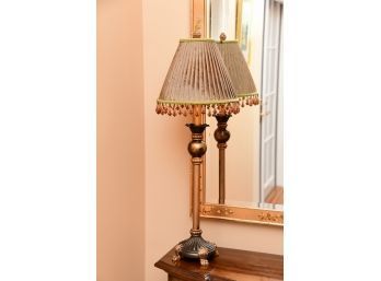 Brass Claw Foot Table Lamp