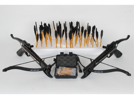 Mini Cross Bow With Arrows And More