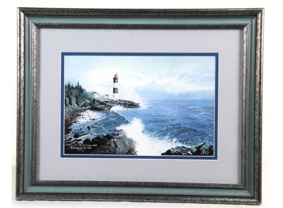 'Guardian Of The Sea' Framed Print By Larry Dodson