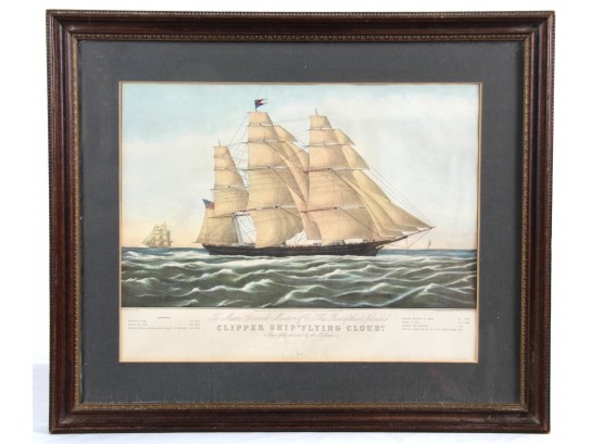 Clipper Ship 'Flying Cloud' Framed Print