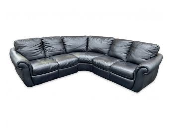 Natuzzi Italian Leather 3 Piece Recliner Sofa