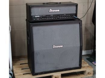 Ibanez 100H Half Stack With Power Head Tested And Working