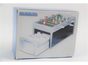 Mini Soccer Table Business Card Holder