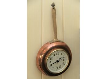 A Copper Pan Clock Display By Natural Menthe