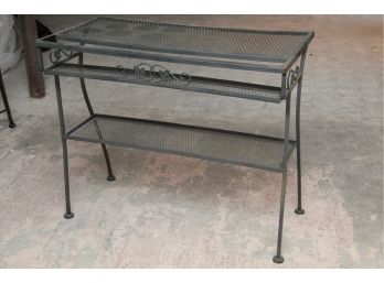 Wrought Iron Outdoor Table