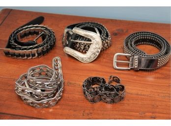 A Collection Of Biker Chic Belts