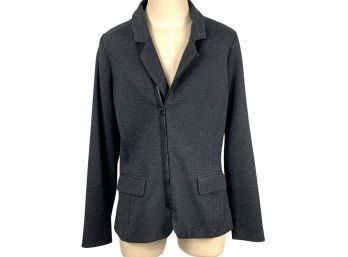 Gender Bias Zip Front Heather Grey Jacket - Size L