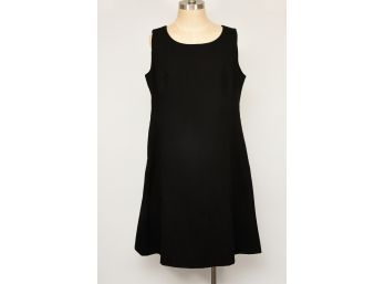 Armani Collezioni Black Sleeveless Midi Dress - Size 12